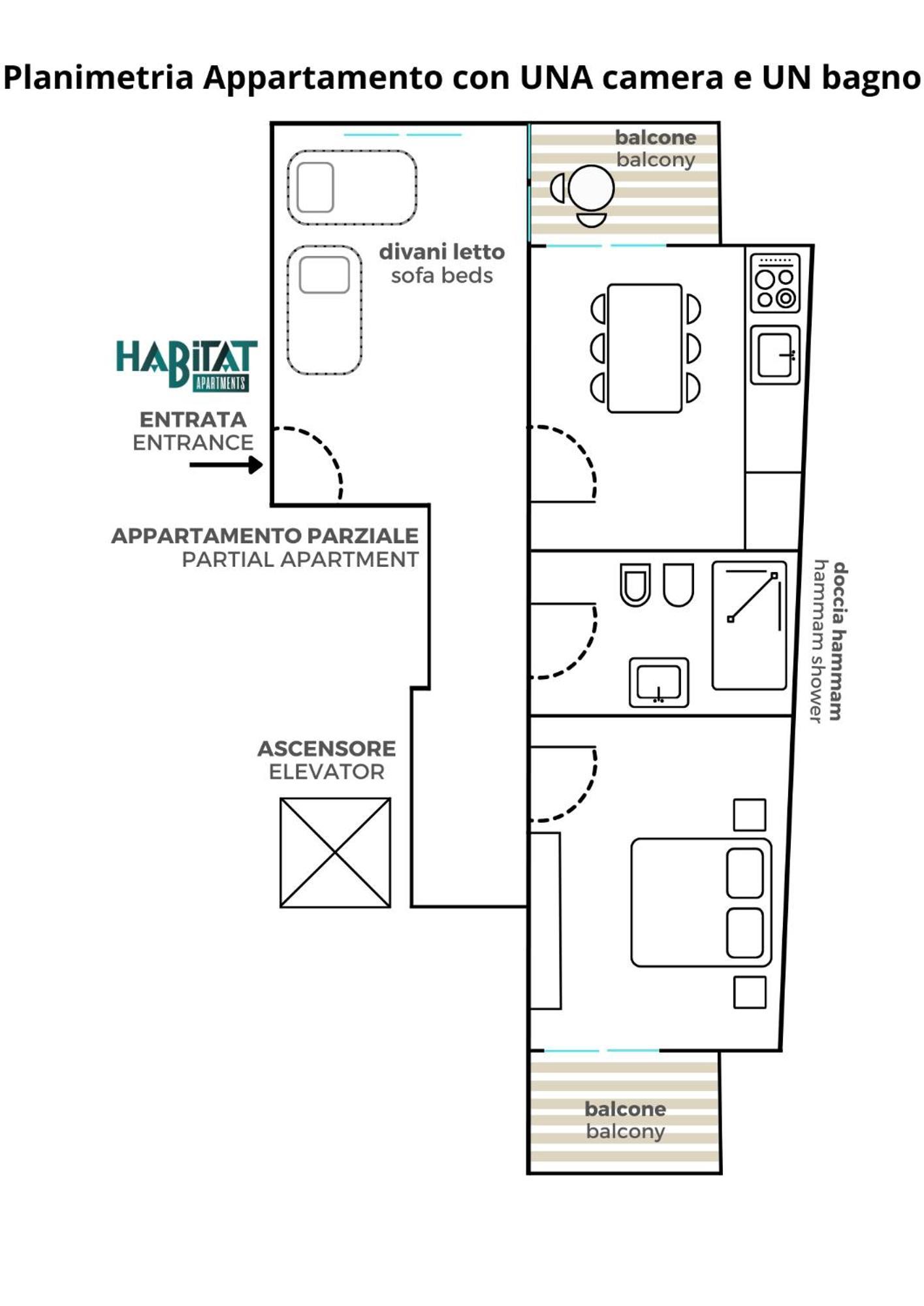 Habitat Apartments Trient Exterior foto